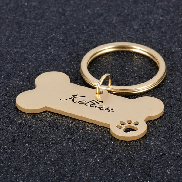 Personalized Pet ID Keychain