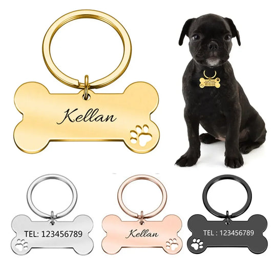 Personalized Pet ID Keychain